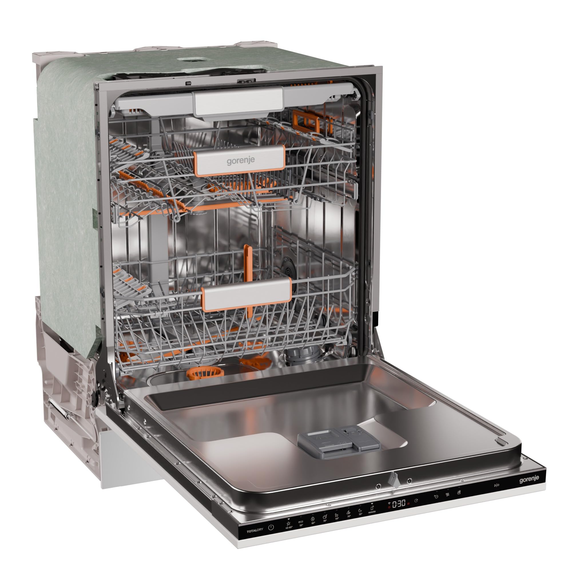 Gorenje ULTRA16BWIFI Geschirrspüler Einbaugerät 60 cm breite 16 Maßgedecke 7 Programme ConnectLife EEK: B