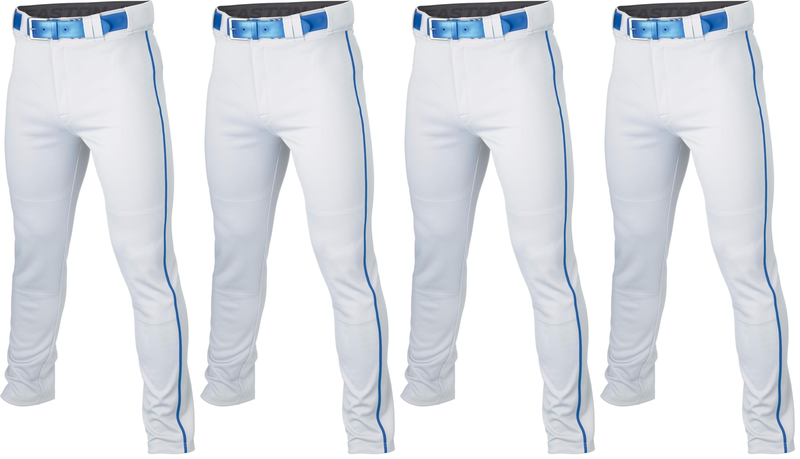 Easton Men's Rival+ Baseball Pants | Full Length Semi-Relaxed Fit | Adult Sizes | Piped | Multiple Colors
