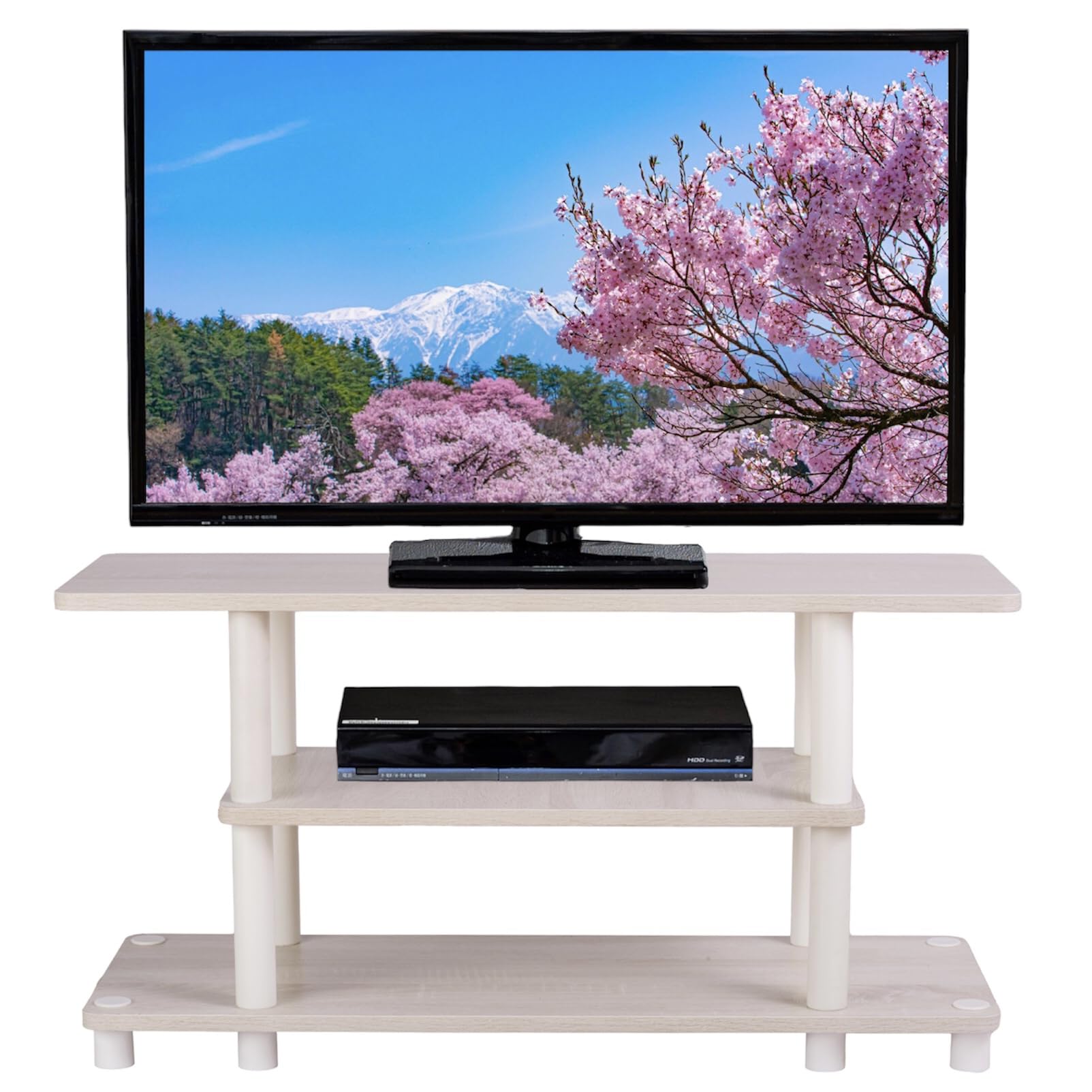 Amazon｜OKUNAI テレビ台 32型対応 幅約80cm(アッシュホワイト＋白