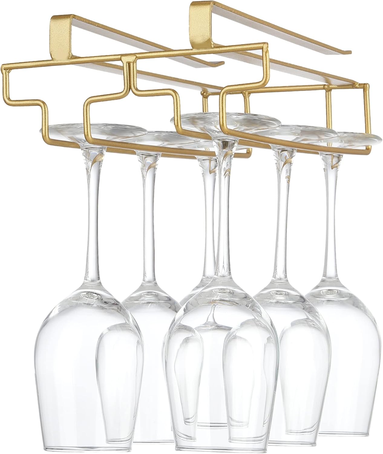 FOMANSH Under Wine Glass Holder, Glass Holder for Wine Glasses