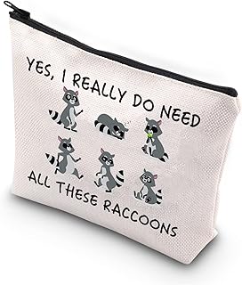 Raccoon Makeup Bag Funny Raccoon Gift Raccoon Lover Gifts Raccoons Gift for Raccoon Owner Gift (Do Need All Raccoons CA)