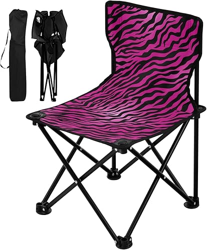 Gredecor Silla de camping ultraligera, silla plegable portátil y duradera con bolsa de transporte y para campamento al aire libre, viajes, playa,