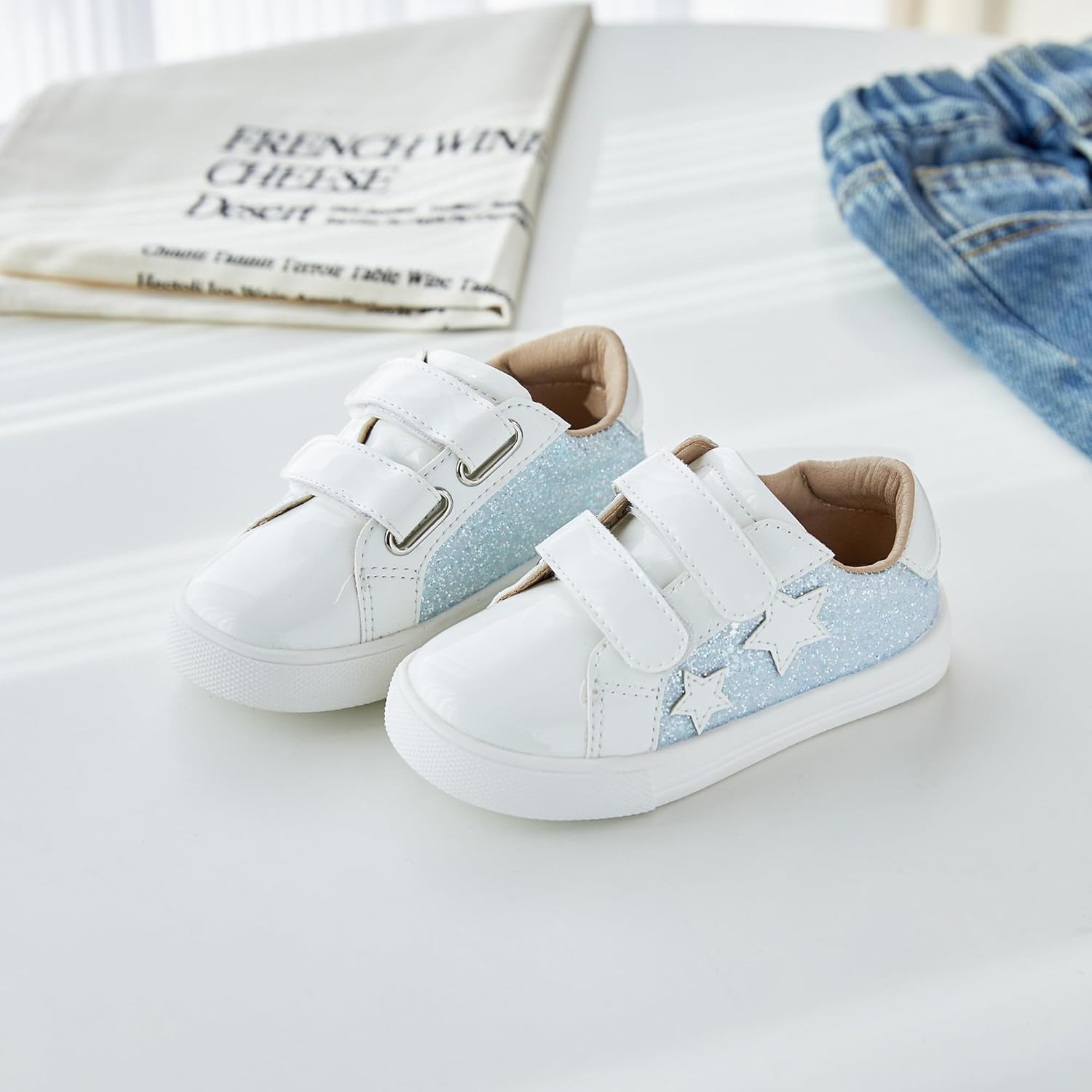 Kiderence Toddler Girls Sneakers Little Girls Running Sports Shoes(Toddler/Little Kids) - Image 6