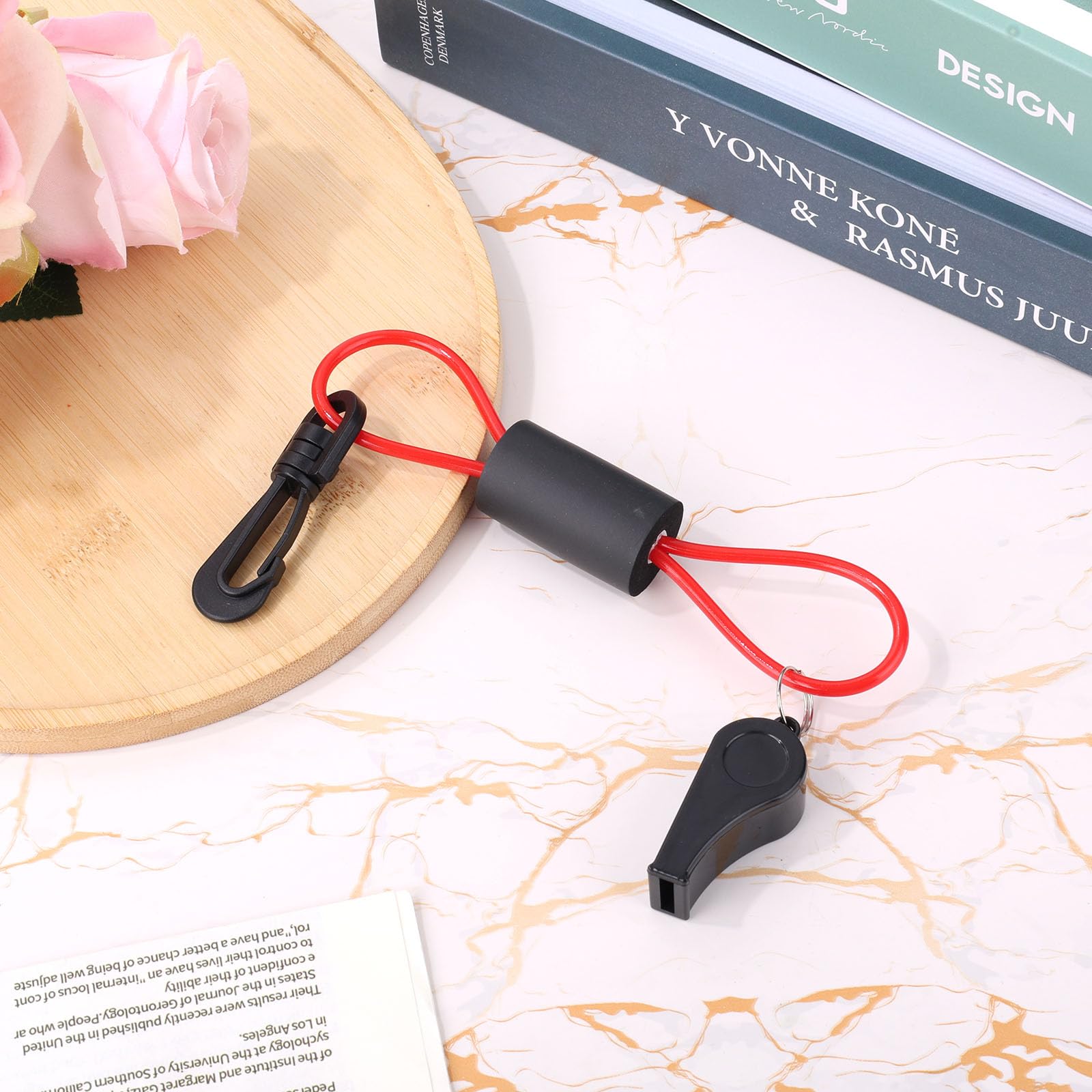 Rota Marine Sifflet De Survie D'urgence Pour Kayak, Voile Avec Cordon Prêt à L'emploi