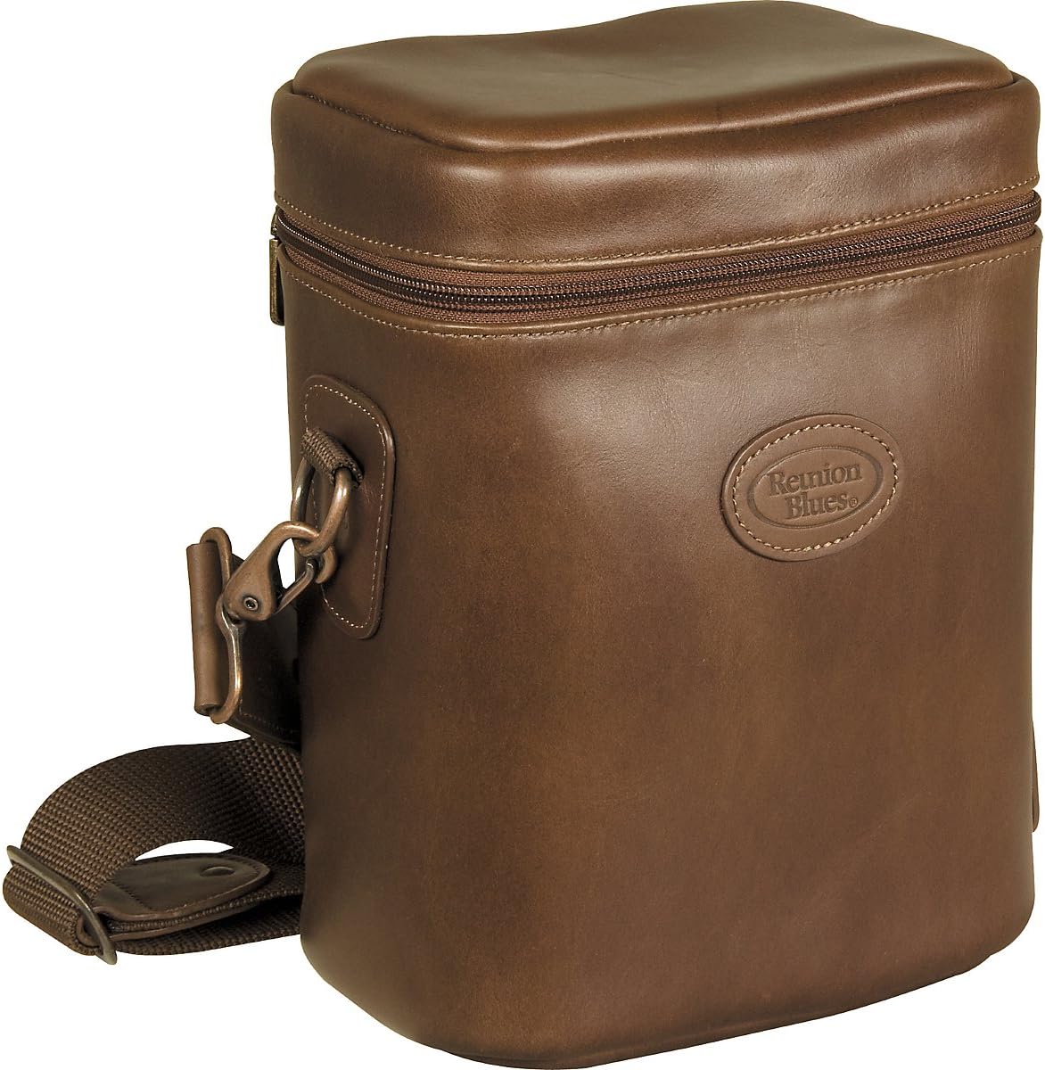 Multiple Mute Bag, Chestnut Brown Leather