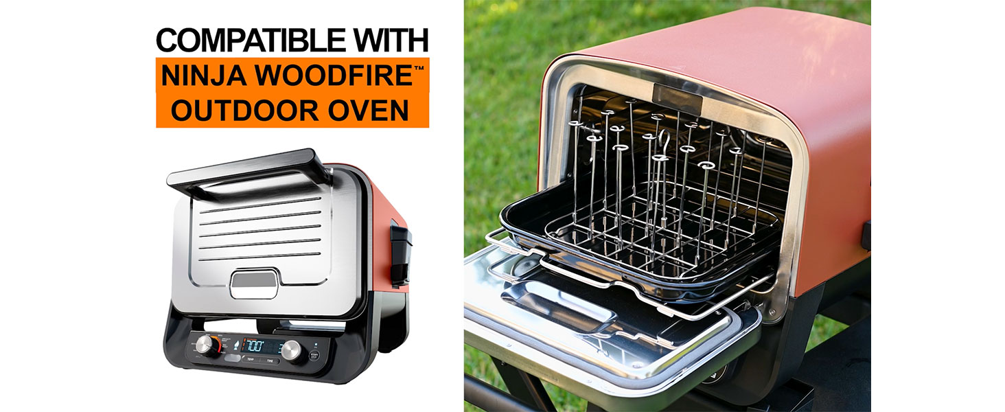Amazon.com: INFRAOVENS Air Fryer Rack for Ninja Woodfire Pizza