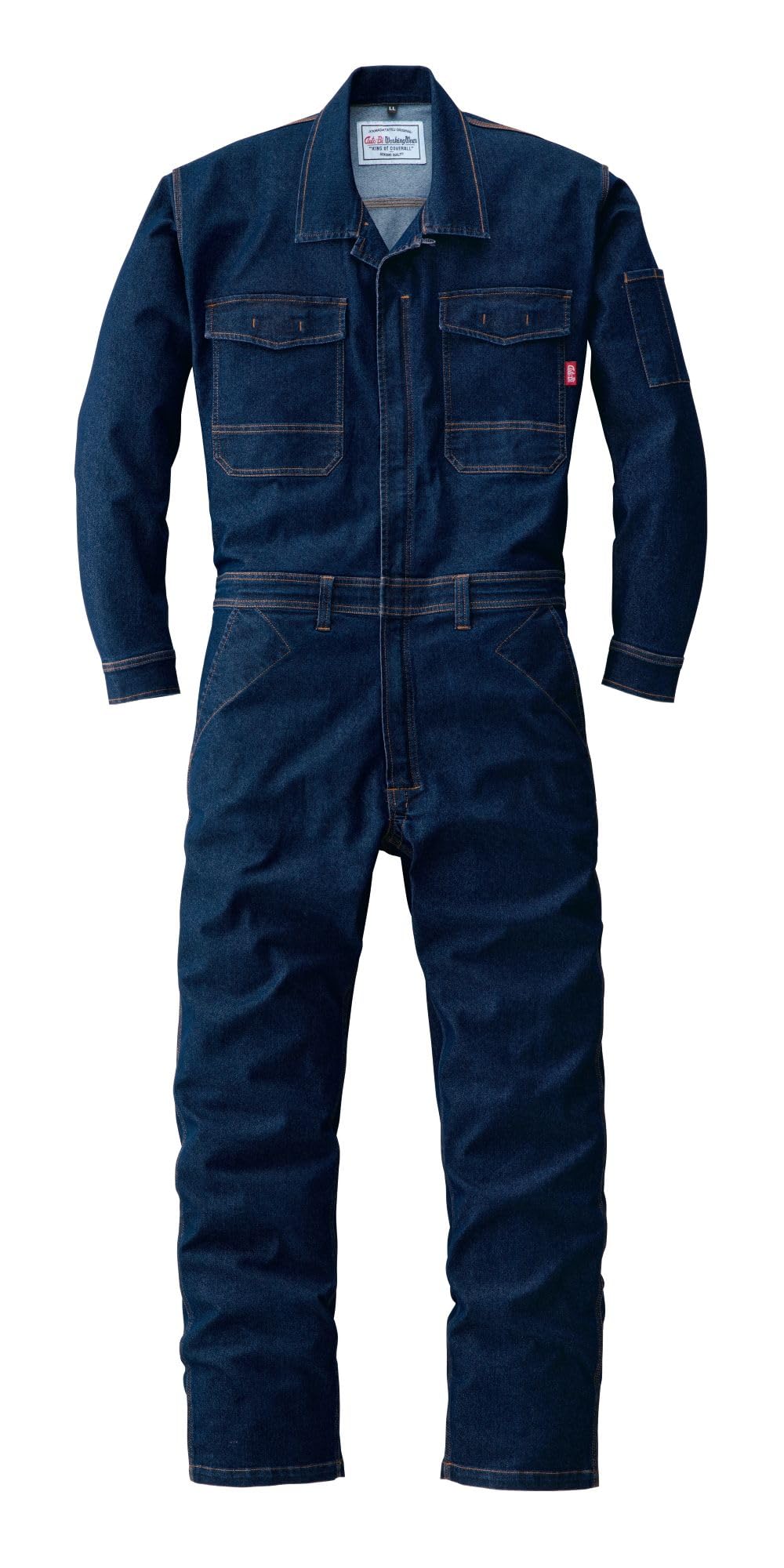 Amazon.co.jp: 山田辰 AUTO-BI 高機能つなぎ服 通年用 ネイビーブルー