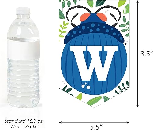 Miniatura 3 de Big Dot of Happiness Buggin' Out - Banderín de fiesta de cumpleaños de Bugs Bugs - Decoraciones de fiesta - We're Buggin' Out