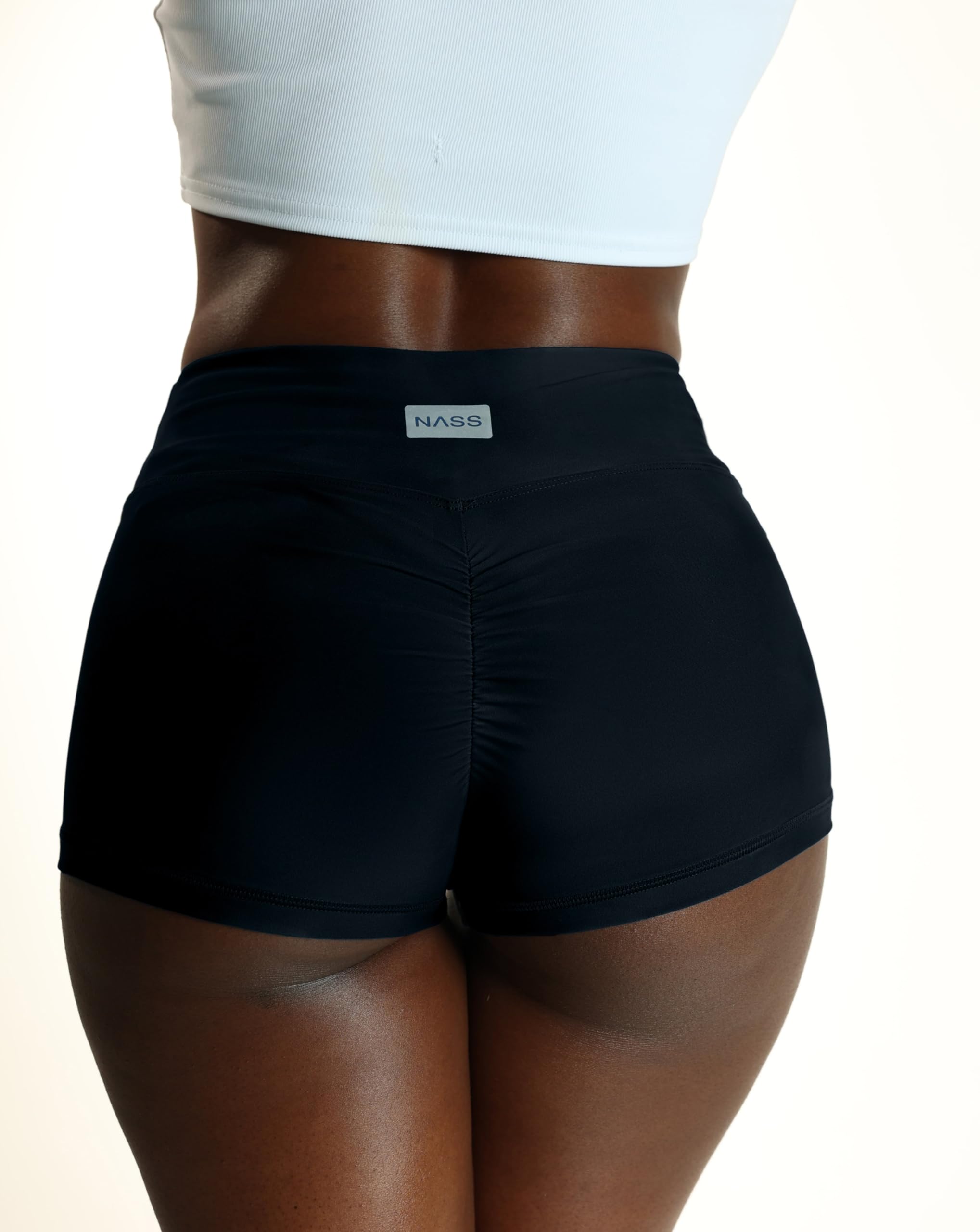 Nastya Nass Women's Swim Shorts High Waisted Bathing Suit Bottoms Swimsuit Boy Shorts Bikini Board Shorts Beach Swimwear