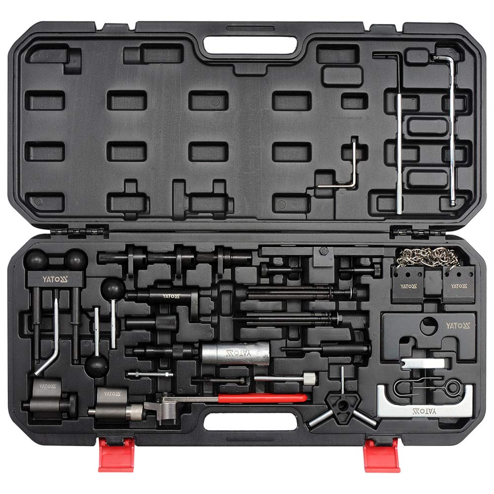 YT-06015 Petrol Diesel Engine Timing Tool Set 34 Pcs|Gasoline Engines|34-element VAG Engine Timing Kit|Automotive Tools|Fuel|Timing Tool Kit|Industrial Tools|Energy Saving