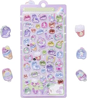 3dシール 立体シール 可愛い 女の子 キラキラ ステッカー 携帯電話飾り/DIY/手帳用 贈り物 手芸用品 (恐竜)