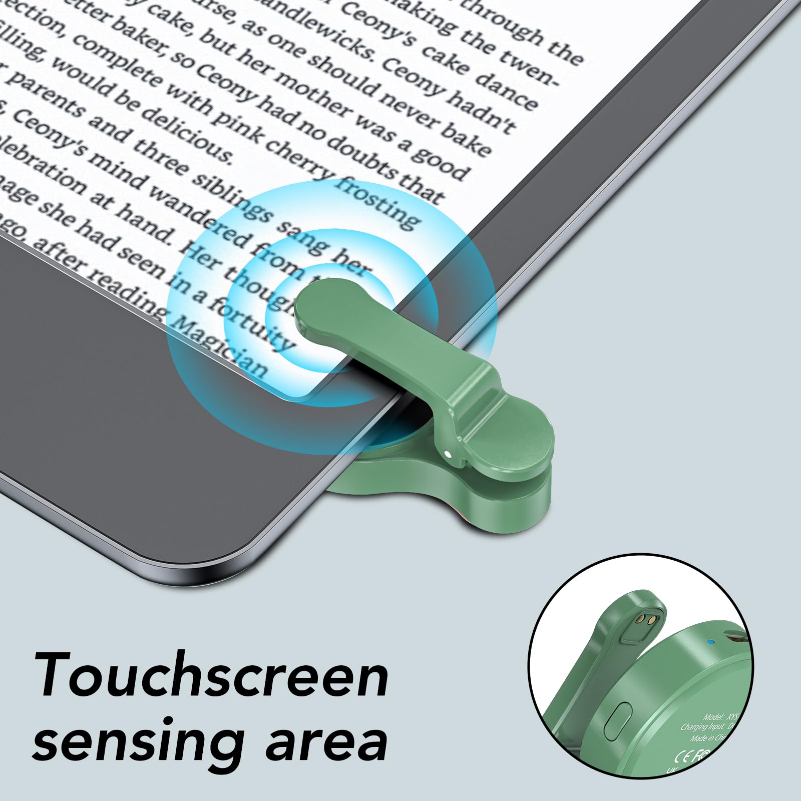 Fernbedienung Seitenwender für Kindle Paperwhite Oasis Scribe Kobo, Kamera-Camcorder-Fernbedienungen, Seitenumkehrer, Clicker, Kindle-Zubehör für iPhone, iPad, Android-Tablets, zum Lesen von Romanen,