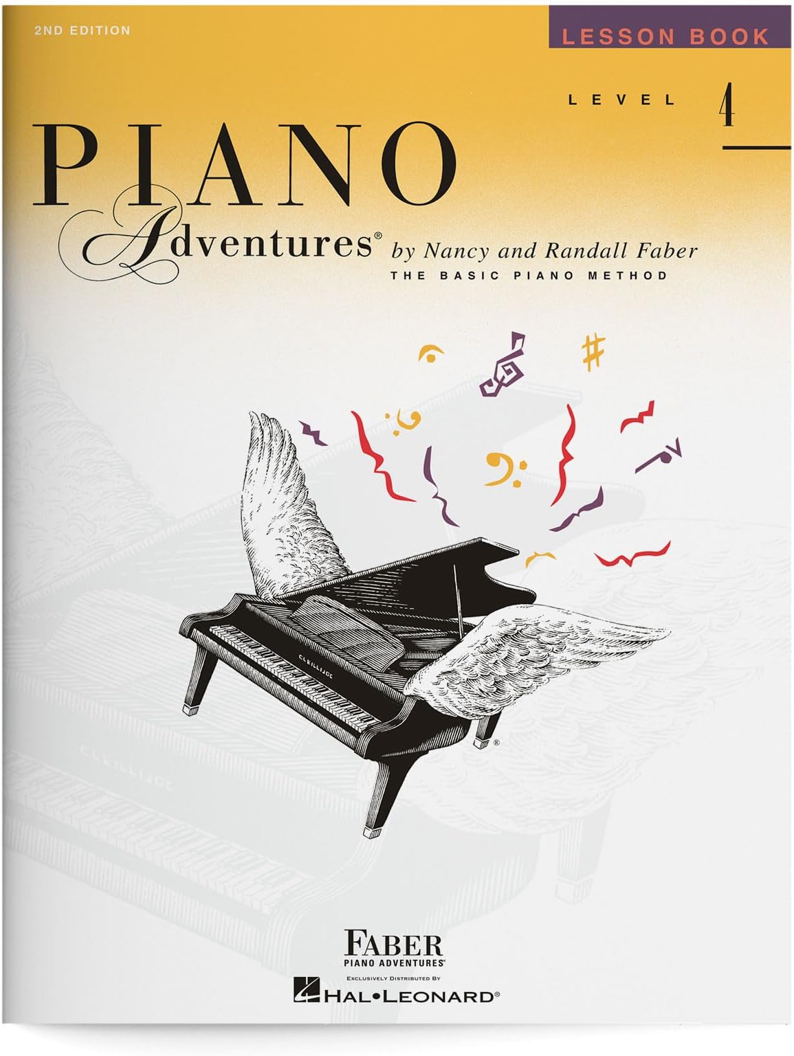 Piano Adventures: Lesson Book- Level 4, 2nd Edition | Intermediate Piano Method for Students and Adults | Learn Arpeggios Chords and Scales | Educational Sheet Music Songbook | Faber Piano Book