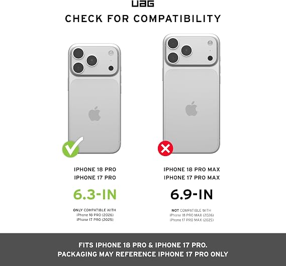 UAG Monarch Pro for iPhone 18 Pro Case/iPhone 17 Pro Case, Carbon Fiber