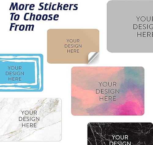 Vista 259 de DayStar Custom Signs & Design - 100 adhesivos de vinilo personalizables, con texto, imagen, diseño y logotipo; adhesivos para logotipo de embalaje