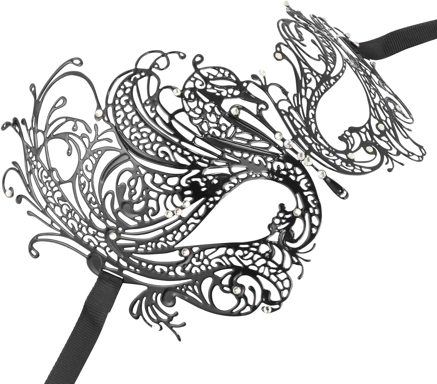 Coddsmz Couple Mask Half Venetian Masquerade Ball Mask Mardi Gras Mask Christmas Cosplay Costume Halloween Party Mask 2 Pack - Image 5