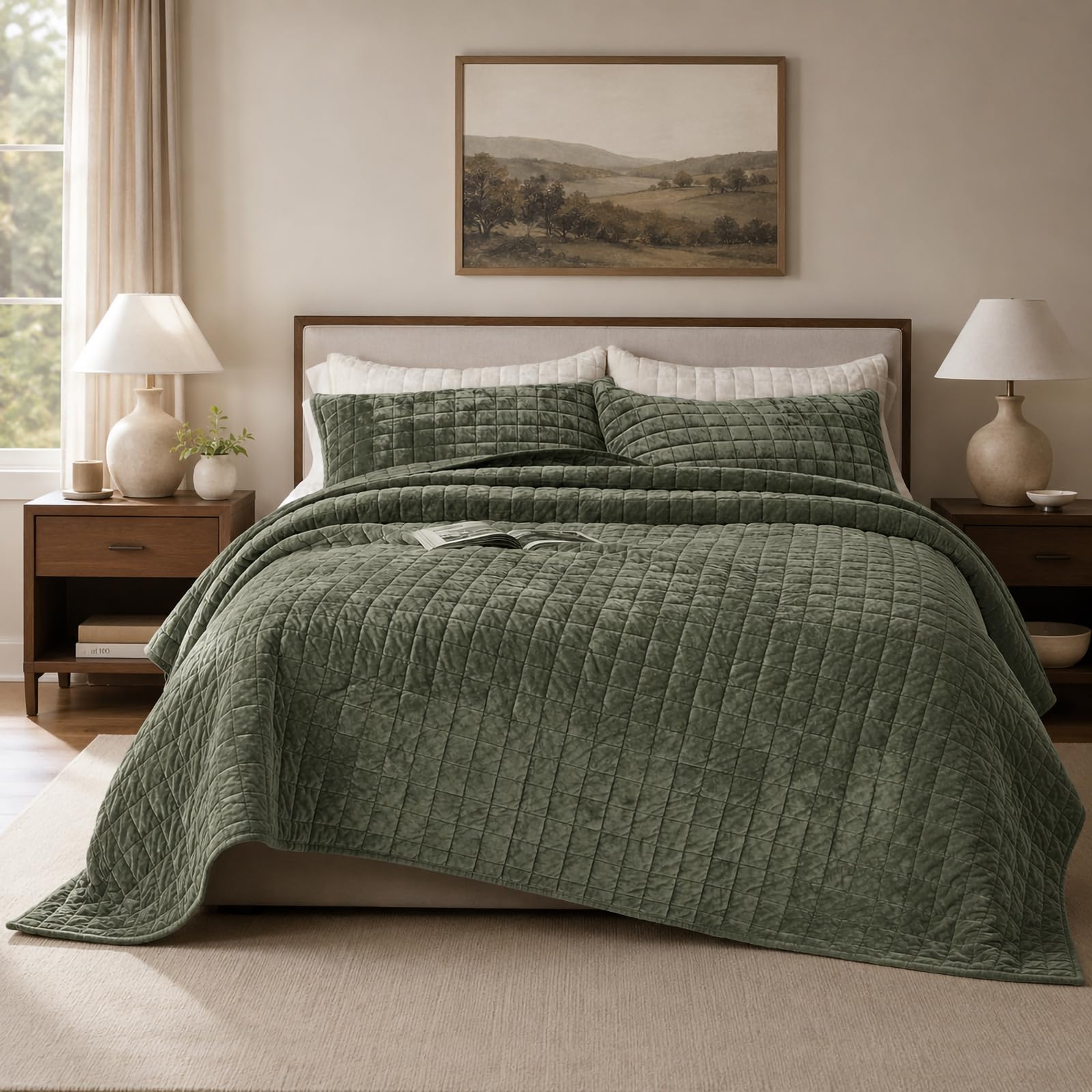 COCOPLOCEUS Velvet Quilt Set