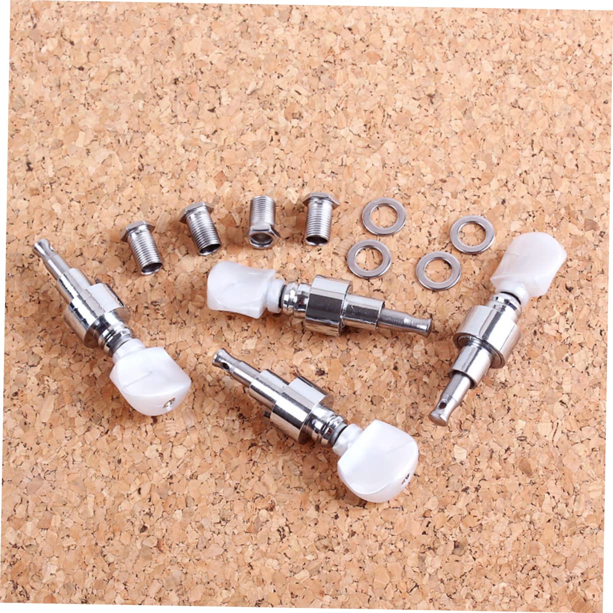 iplusmile Chiavi per Corde Banjo Set da 4 Pezzi con Pioli di Accordatura in Metallo, Accessori Strumenti Musicali Folk, Sostituzione Meccaniche Banjo per Accordatori Facili da Montare