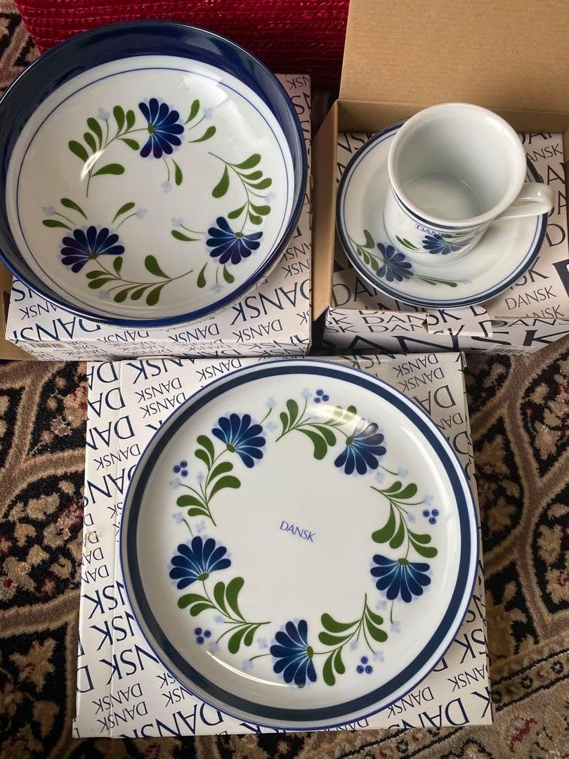 ダンスク 食器セット ダンスク 食器16個セット マルチカラー 赤青緑