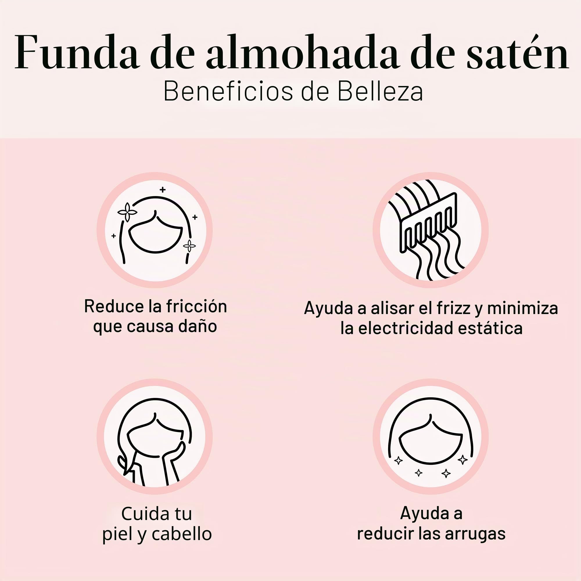 Madison Park Essentials - Juego de sábanas de satén Lujoso y Sedoso con Brillo Natural, Bolsillo Profundo de 16 Pulgadas de Profundidad, elástico en Todo el año, matrimonial, Rubor, 6 Piezas