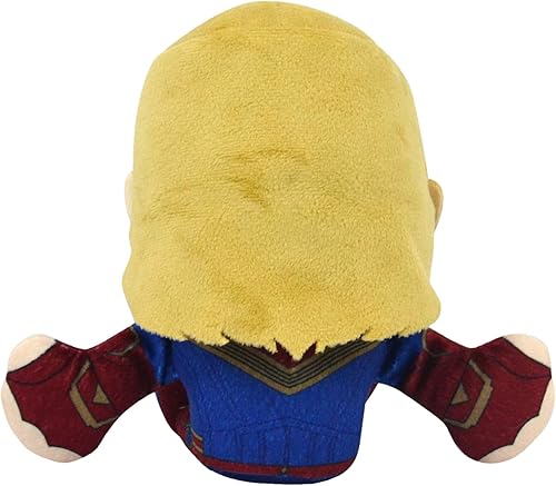 Miniatura 3 de Marvel Captain Marvel Kuricha - Peluche sentado de 8 pulgadas, juguete suave inspirado en Chibi