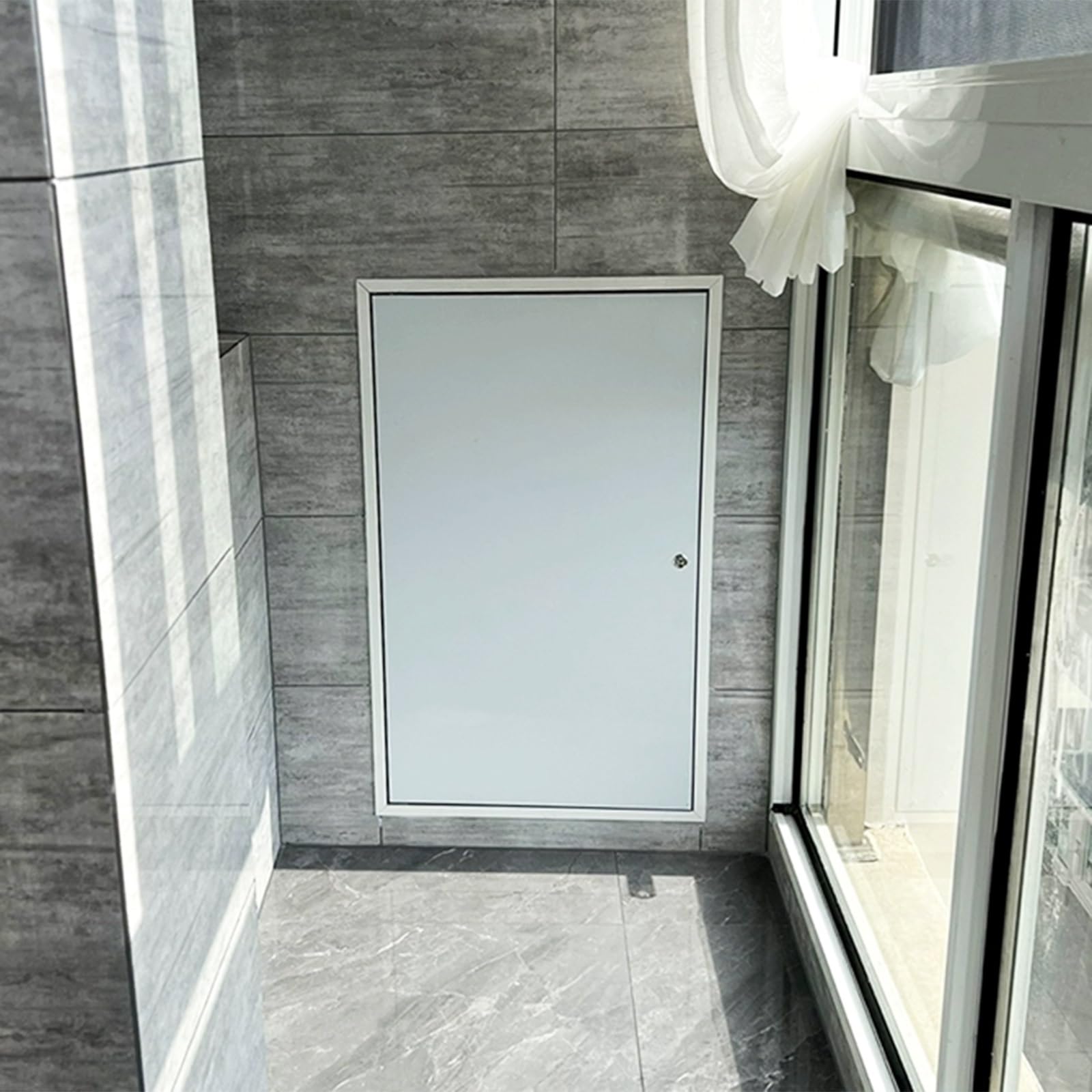Pannello di accesso personalizzabile in alluminio – 76 x 81 cm invisibile muro a secco porta ispezionare bianco h per un facile accesso e manutenzione ideale per ristrutturazione e riparazione casa