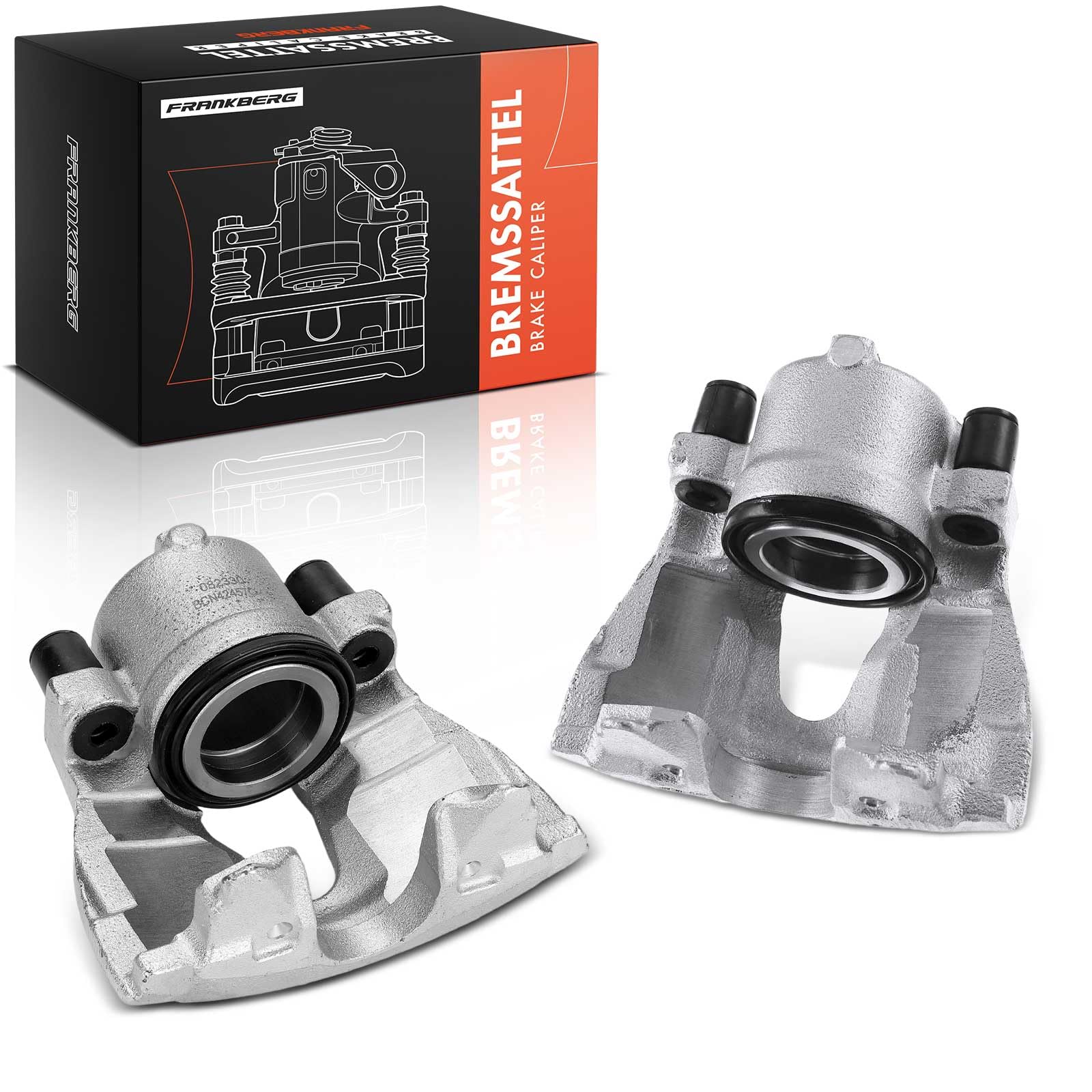 Frankberg 2x Bremssattel Bremszange Vorderseite Links Rechts Kompatibel mit Astra G Cabriolet CC Stufenheck Astra H Vectra B Meriva Zafira A B 9-3 9-5 Replace# 542453