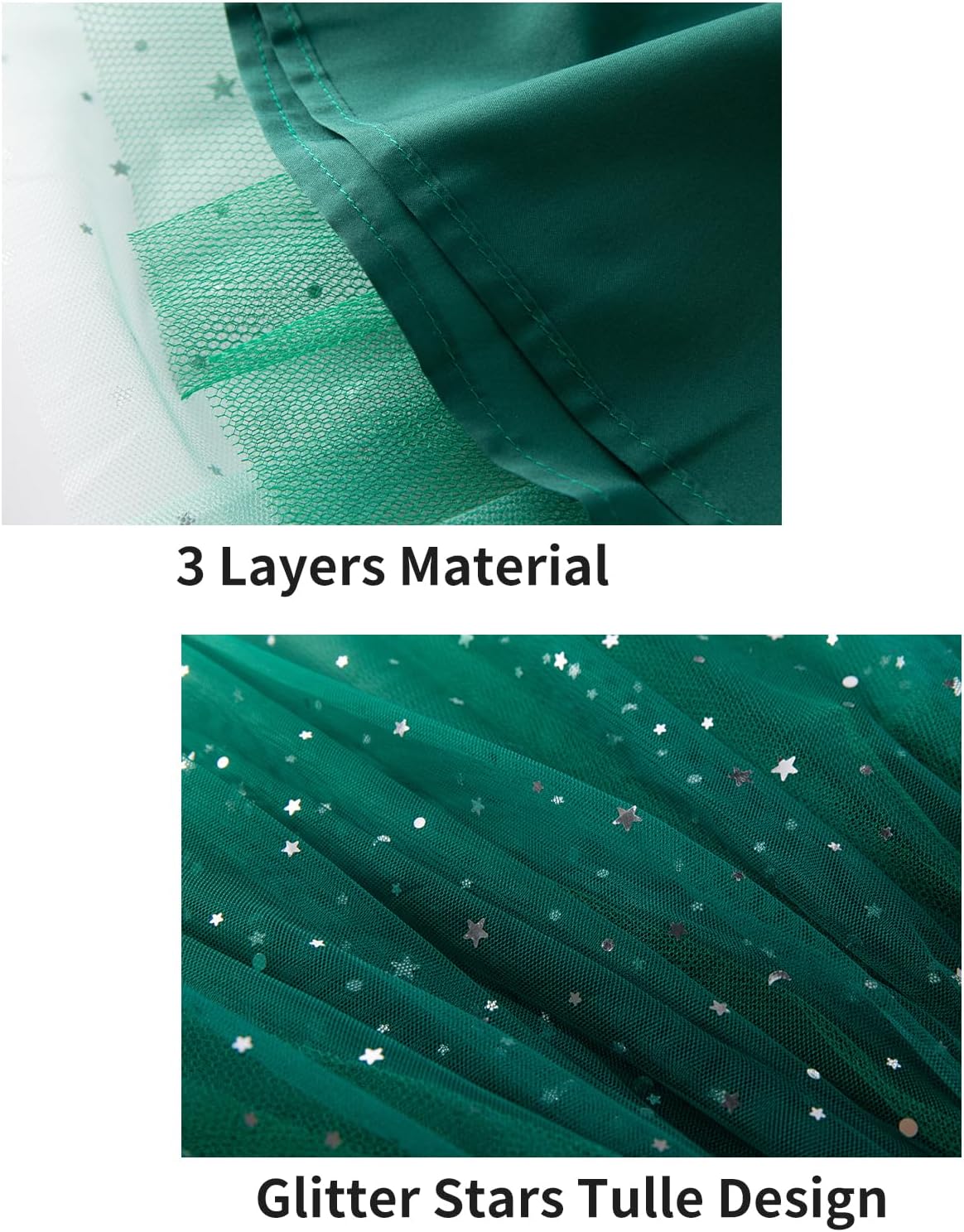 Toddler Girl Tutu Dress Long Sleeve Star Sequin Bowknot Velvet Party Tulle Dresses Princess Birthday for 2-8 Y - Image 5