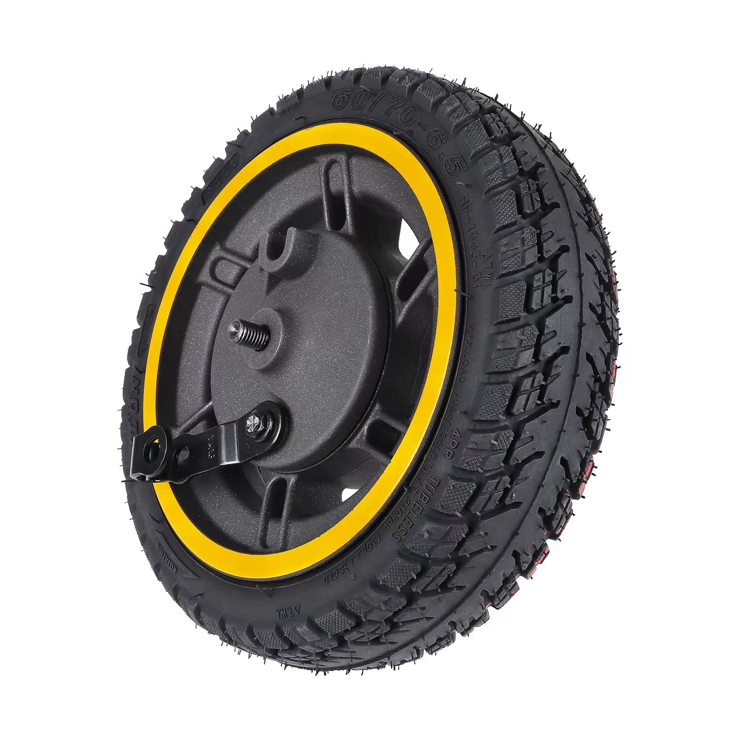 MotuTech 60/70-6.5 Tubeless All Terrain Reifen für Segway Ninebot Max G30 Scooter Elektroroller hinten vorne AT Tyre rutschfest Off Road Reifen ohne Schlauch (2 Stück)