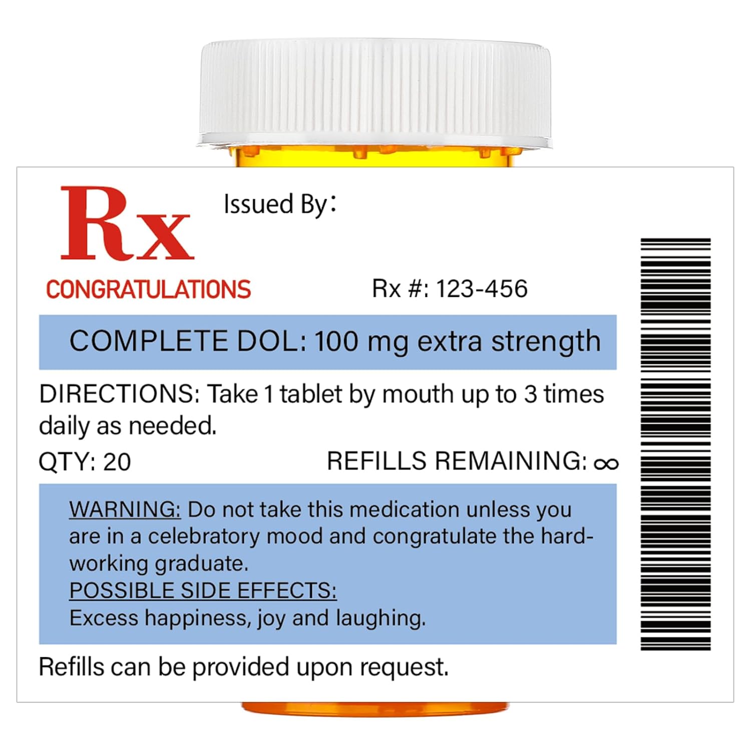 Kigeli 60 Pcs Nurse Doctor Graduation Favors Medication Pill Bottle Labels Pill Stickers Nursing Pharmacist Party Supplies Registered Nurse BSN RN Graduation Gift for Nursing School College Pharmd (Graduation) Thumbnail