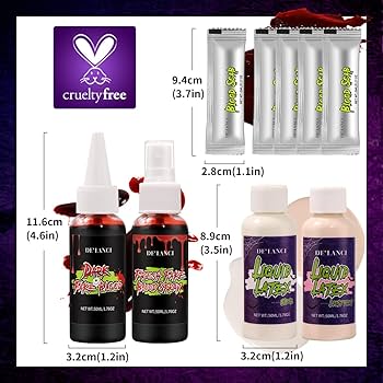 Amazon.com : Fake Blood and Liquid Latex, Liquid Latex Fake