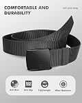 FAIRWIN Ceinture Homme Golf Nylon Casual Web Toile tactique Ceintures Jeans Ceintre Homme Travail lourd militaire en métal boucle