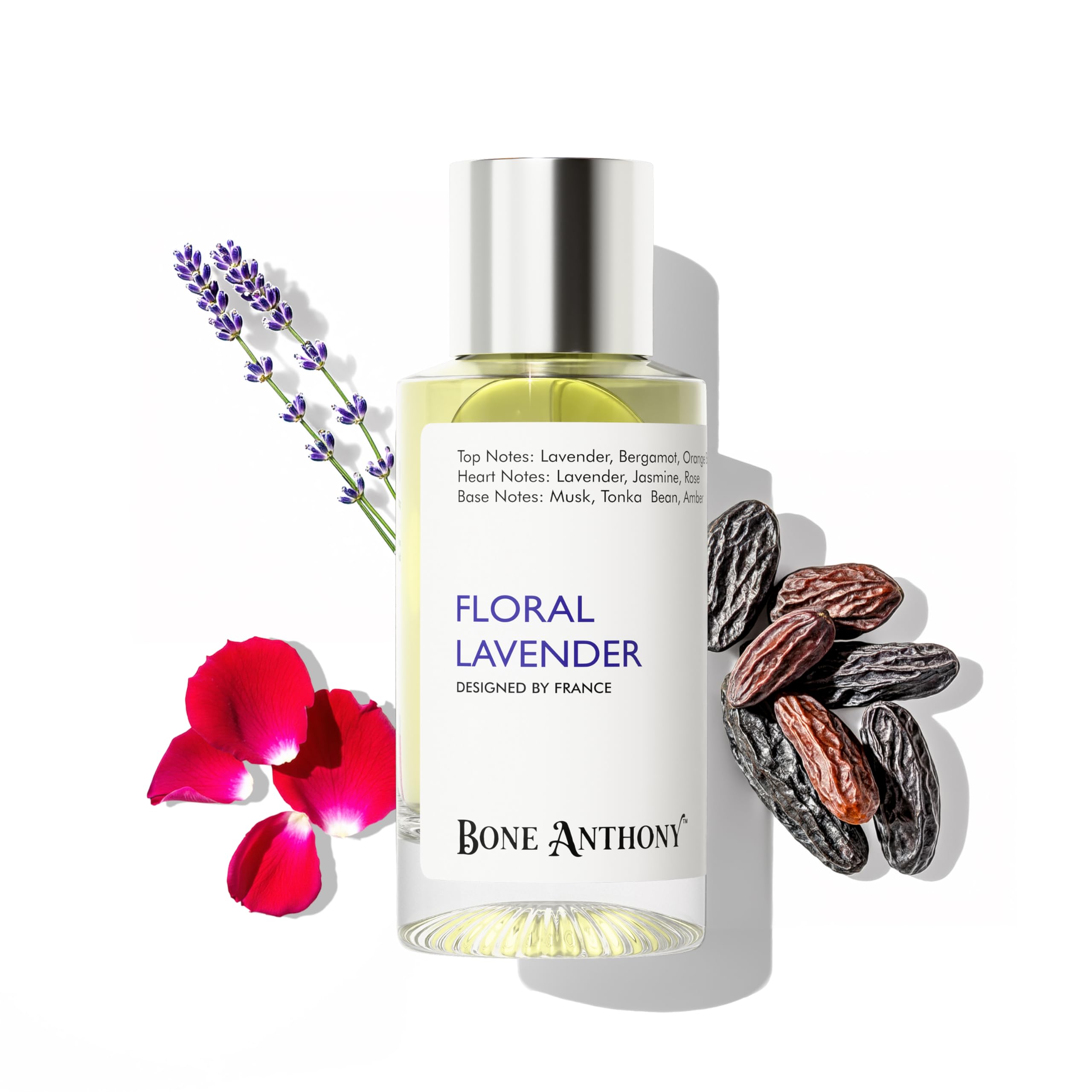 Floral Lavender Luxury Perfume | Serene Lavender Luxe Aroma | with Rose & Tonka Bean Scent, Long Lasting Eau de Parfum - 50 ml (For Women)-picture-22