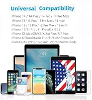 Vista 6 de Wahbite Cable de audio Lightning a 0.138 in compatible con iPhone 14/13/12/11/XR/XS/X/8/7/6 Plus/SE 2, iPad