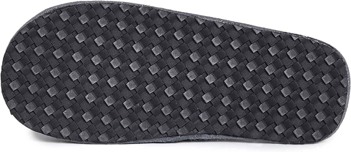 Lucky Brand Boys Textured Scuff Slippers with Plush Lining Warm Cozy Indoor Outdoor Slip On Kids House Shoes for Boys - Image 4