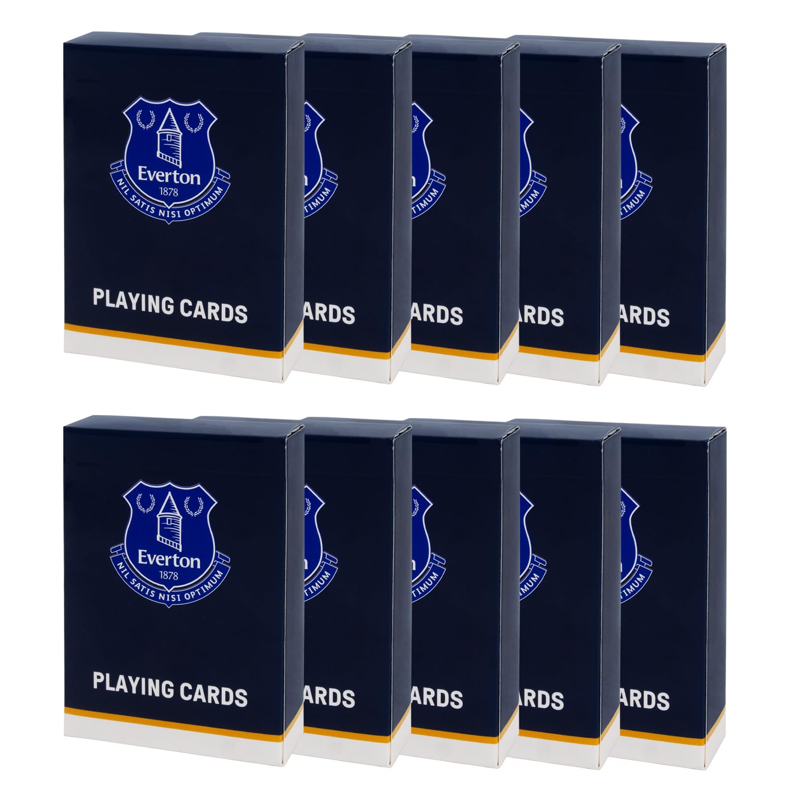 Everton F.C. Playing Cards - Official Football Gift 52-Card Deck, 10 Pack