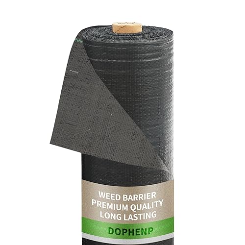 3x100ft 3.2OZ,Weed Barrier Landscape Fabric Heavy Duty, Woven Weed Control