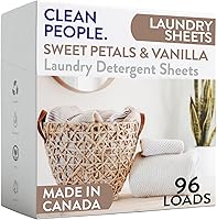 Vista 16 de The Clean People Hojas de detergente para ropa sin fragancia, jabón de lavandería, ultra concentrado, embalaje reciclable, combate las manchas, sin