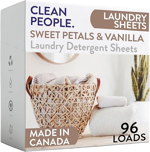 Miniatura 16 de The Clean People Hojas de detergente para ropa – Jabón de lavandería – Ultra concentrado, embalaje reciclable, combate las manchas, aroma de