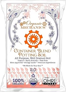 Organic Mechanics Container Blend Potting Soil, 2 Cu Ft - All-Purpose, P...