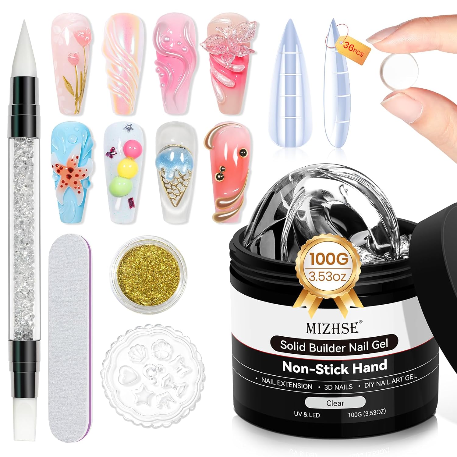 CAIT + CO Conductive Gel for Beauty Devices & Sculpting Machine Face & Body – Extra Pure Hydrating Microcurrent Gel, Fragrance-Free (1.95 FL.OZ / 58 ML)