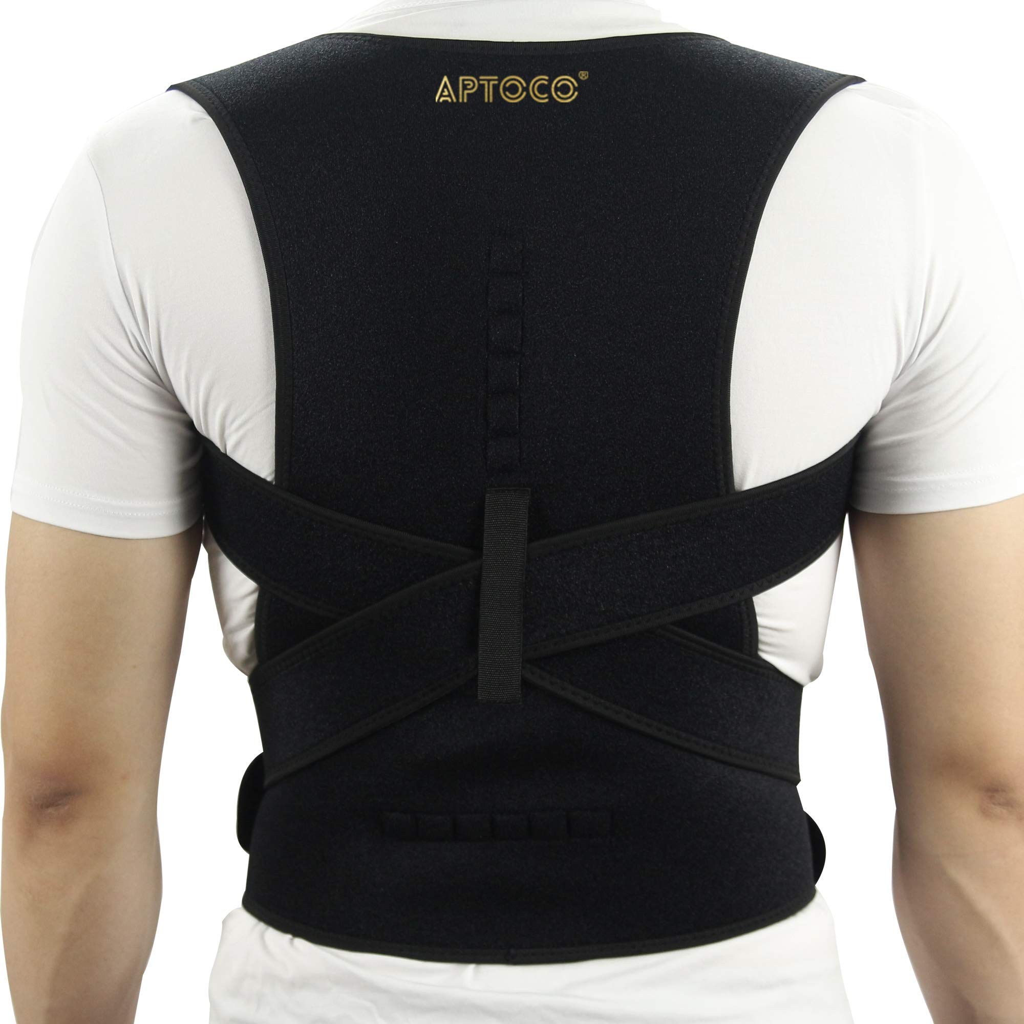 Full Back Support Posture Corrector for Men and Women- Adjustable Medical Posture Brace Provides Lumbar & Back Support for Shoulder, Clavicle, Lower and Upper Back (New 2XL/3XL (Waist 42-61.5 in))