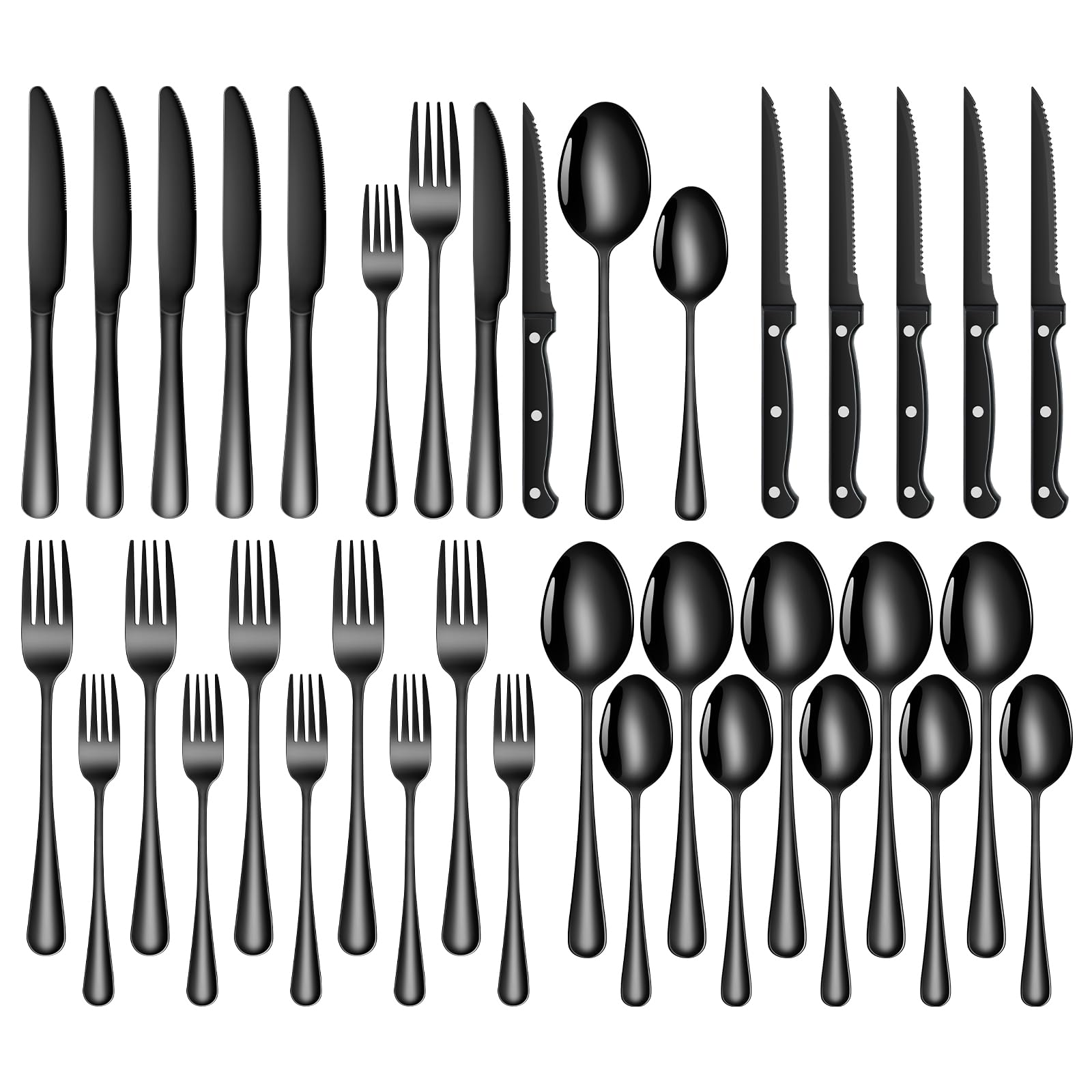 TAN REN Edelstahl Besteck Set