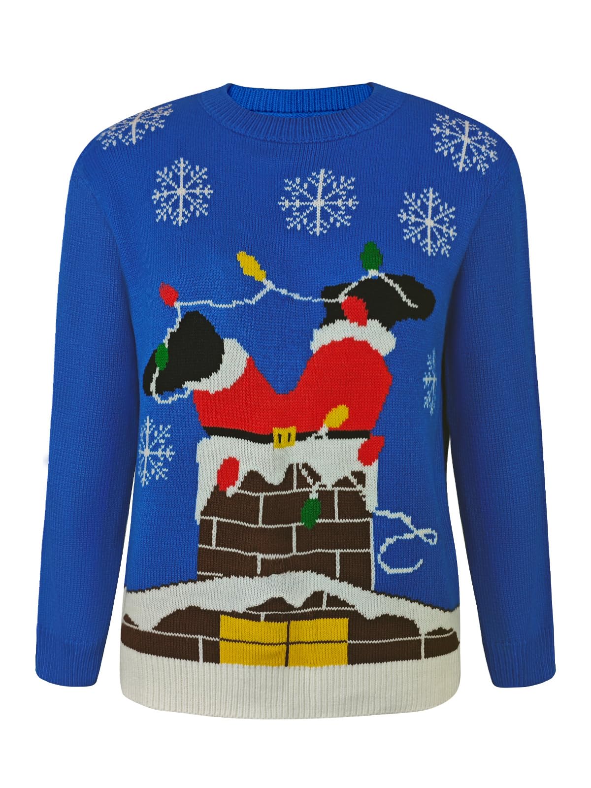 Graces Secret Unisex 3D Ugly Christmas Sweatshirt Kangaroo Pocket Hoodies Pullover