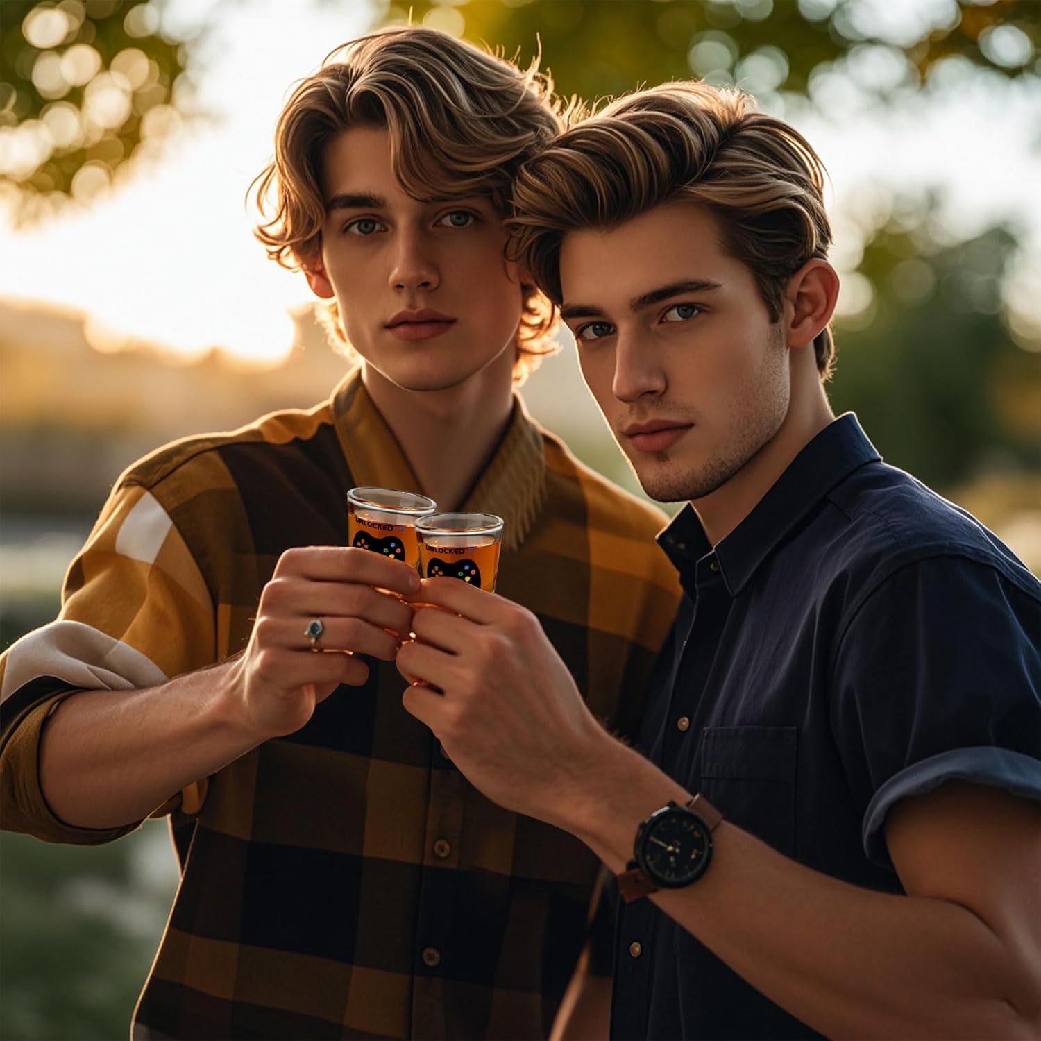 21st Birthday Gifts for Him, Unique Cool Shot Glass, UNLOCKED 21, WILD FREEDOM Print, Ideal 21st Birthday Gifts for Men - Image 5