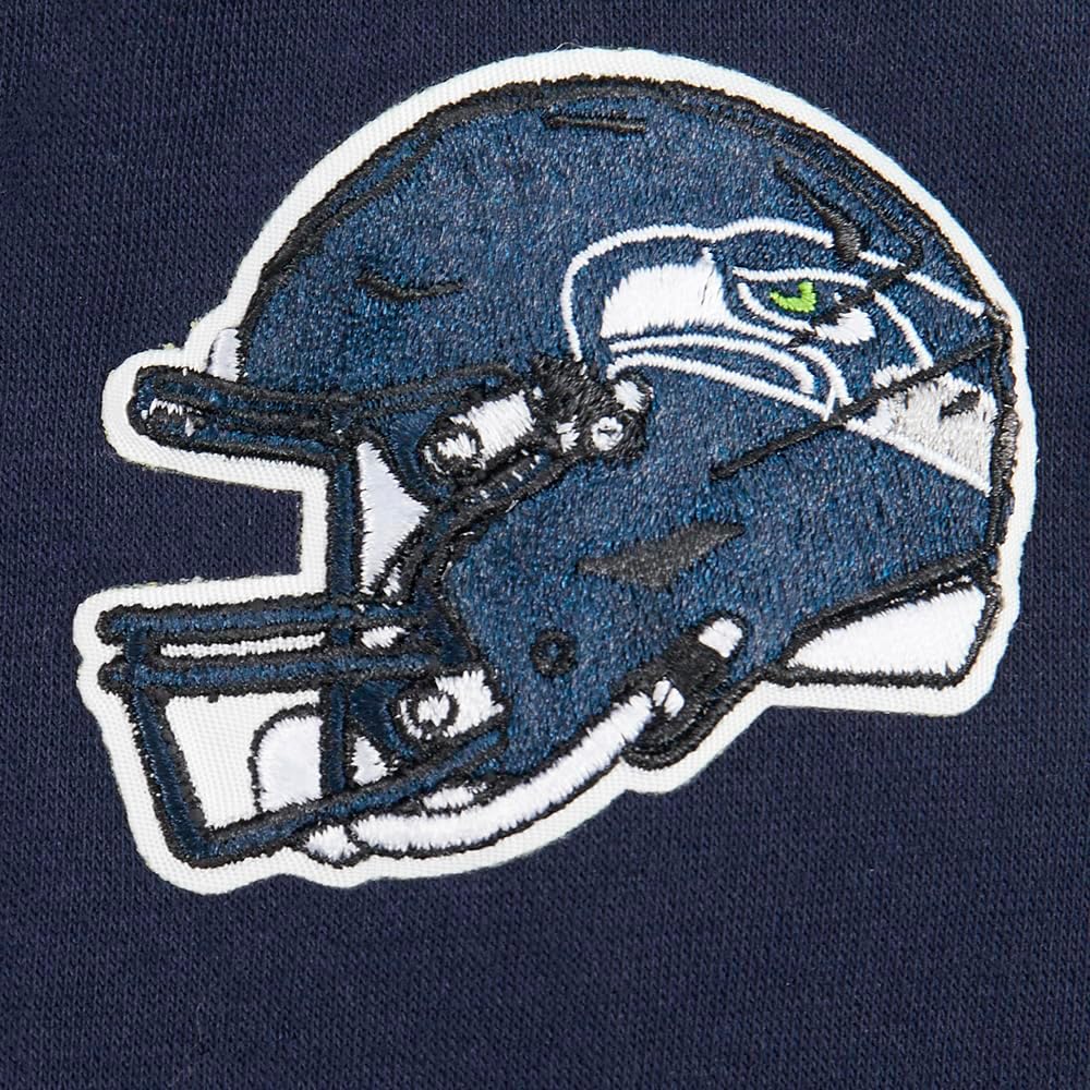 Pro Standard Little Boys NFL Seattle Seahawks Classic Chenille Pull Over Hoodie - Image 2
