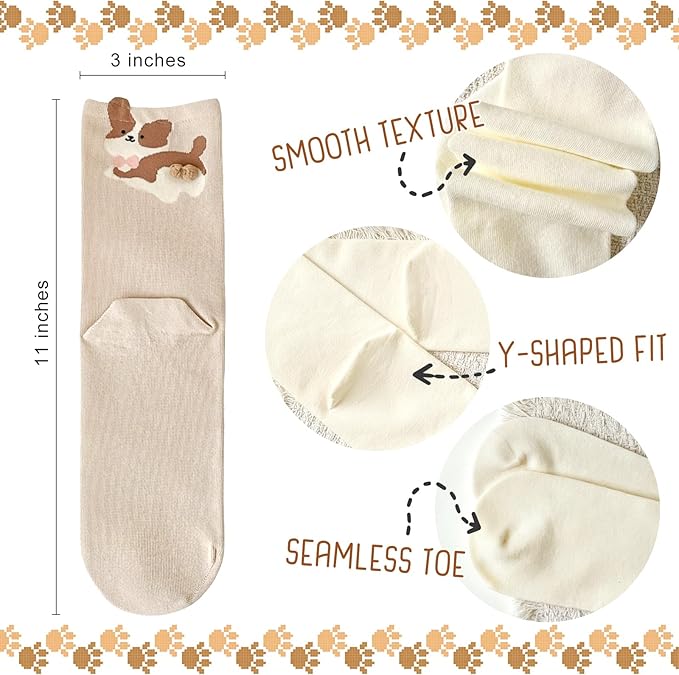 5 Pares de Calcetines de Gato para Mujer Calcetines Divertidos 3D miniatura 7
