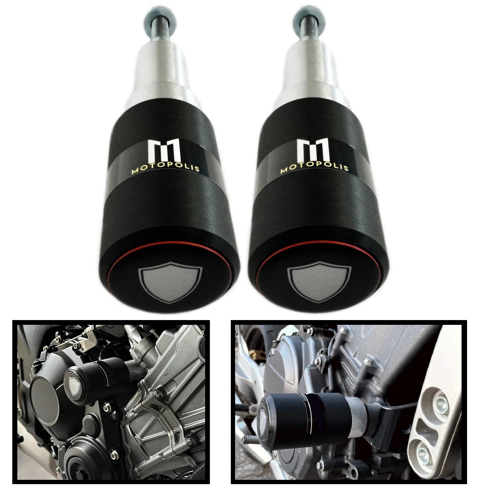TRIUMPH SPEED TRIPLE 1050 2011-2018 - TAMPONI PARACARENA PARATELAIO CRASH PADS PROTEZIONE