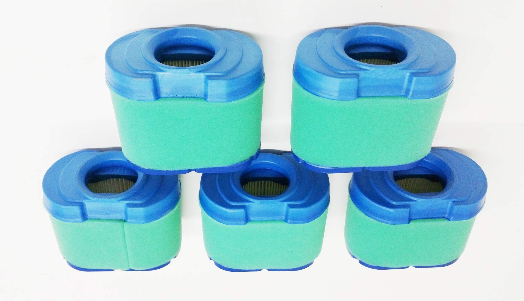 5 unidades, filtro de aire plus prefiltro filtro de aire sustituye a Briggs and Stratton 792105, 792303 prefiltro. Mismo Como GY21057, de John Deere Miu11515, miu11517