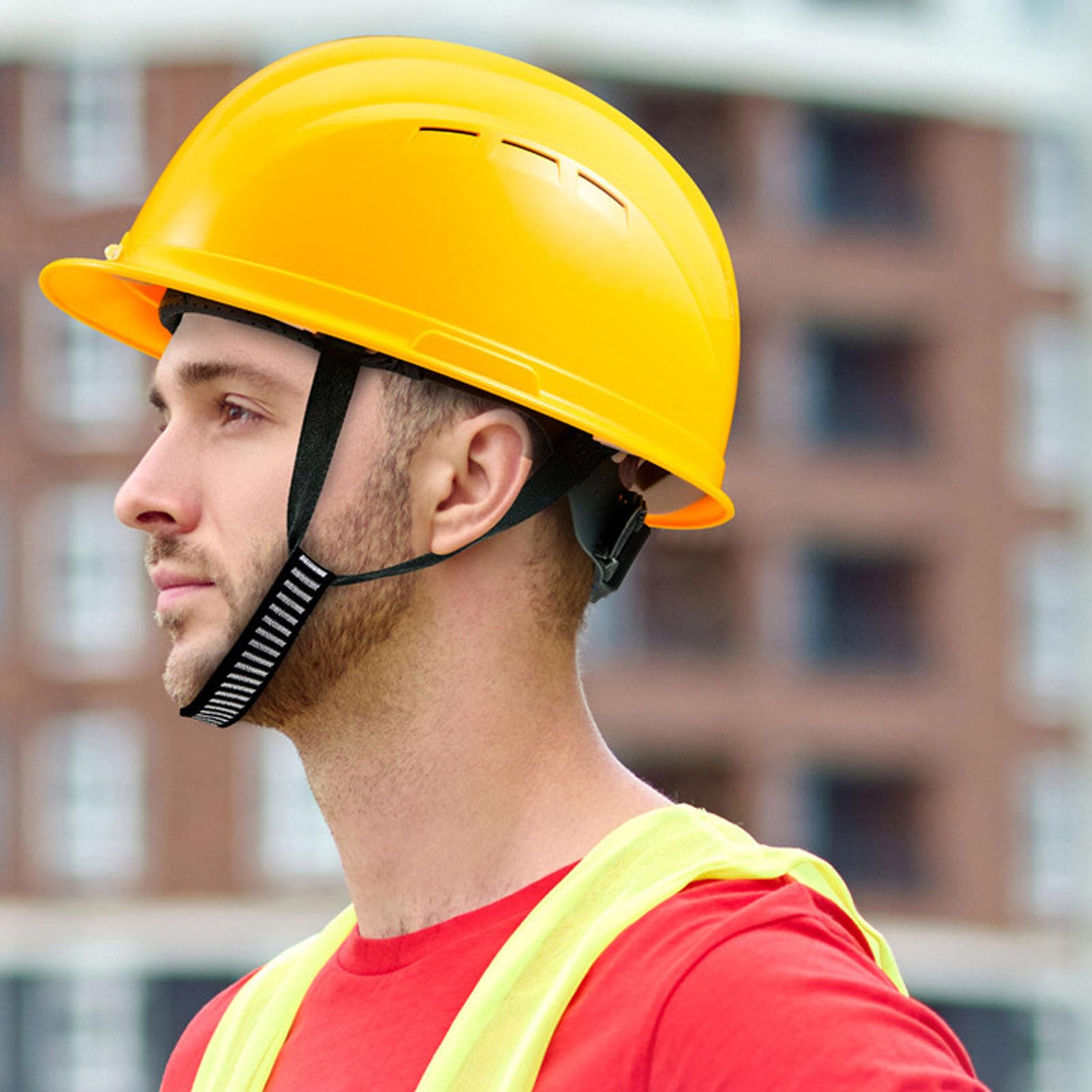 Gorro de ventilador de refrigeración, casco de protección recargable con ventilador de refrigeración, casco de seguridad resistente a los efectos de construcción, uso industrial y exterior